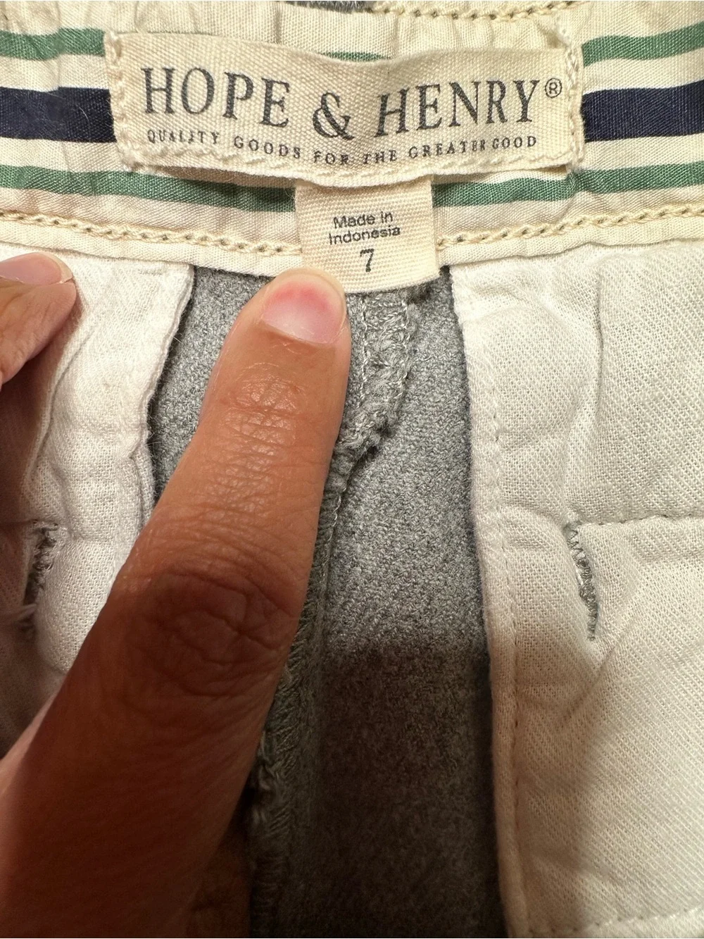 Boys Polo Ralph Lauren Sweater & Hope & Henry Gray Pants Bundle Size 7 Preppy